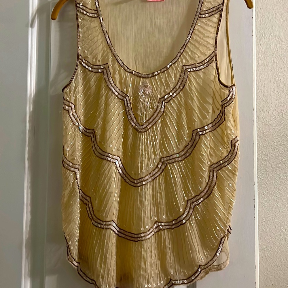 Awake Couture sequined tank